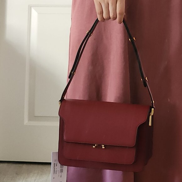 BNWT–Slightly Imperfect [MARNI TRUNK BAG CALF SKIN MEDIUM](#209) - Picture 16 of 16